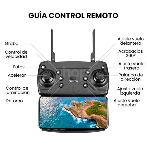 Dron K10 Max Precision con Doble Cámara 4K